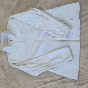 Magellan outdoors grey zip up jacket women's 2xl